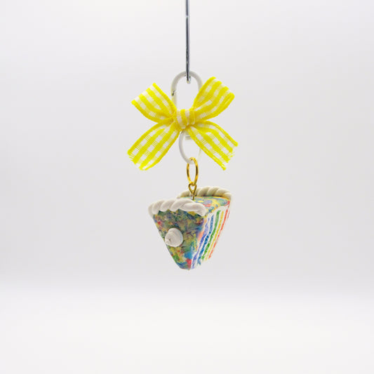 Mini Rainbow Cake Charm