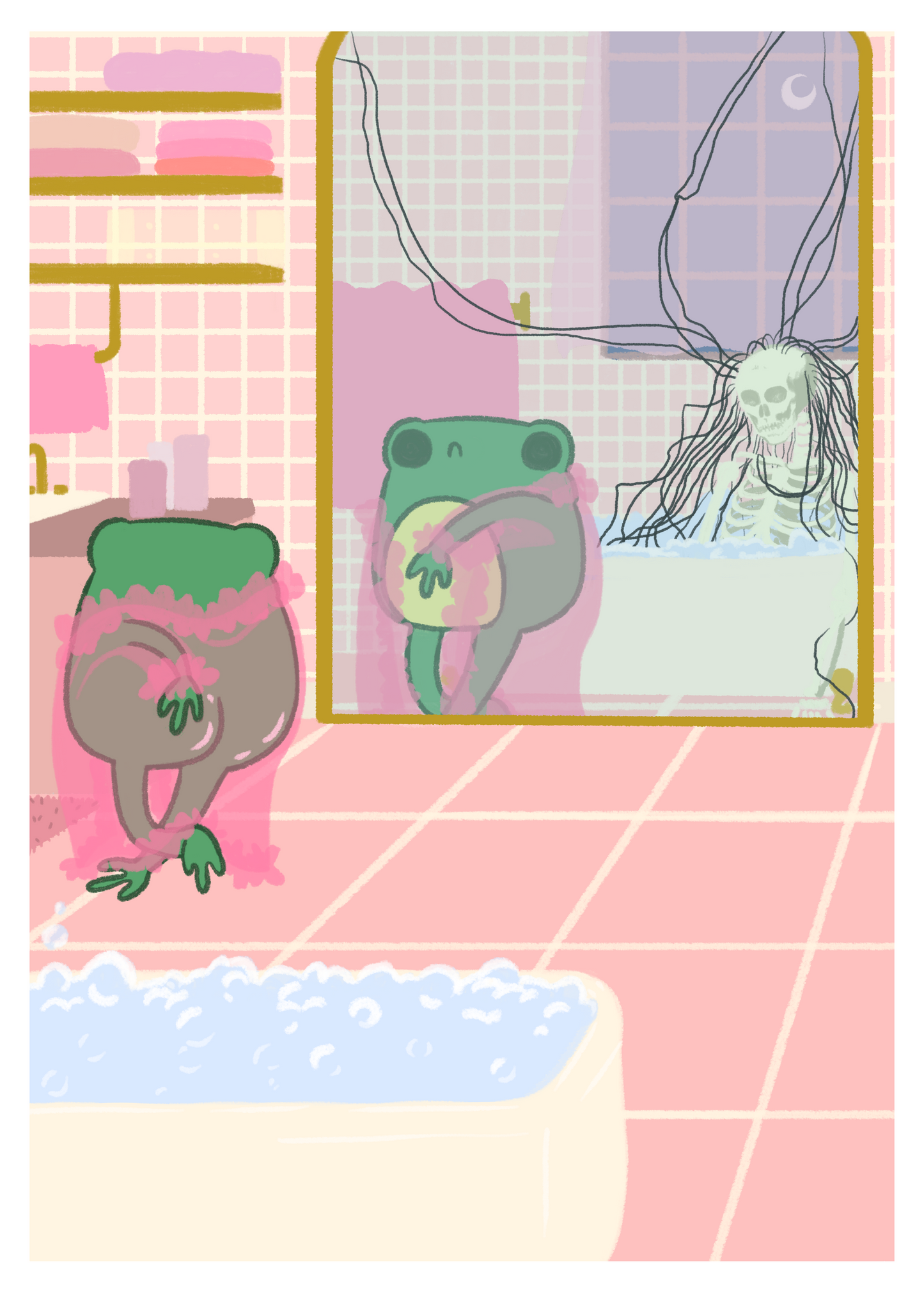 "Tub Time" Print