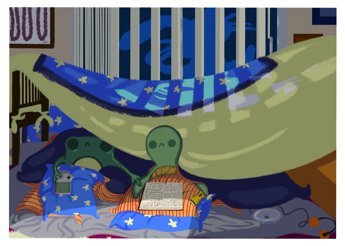 "Sleepover" Print
