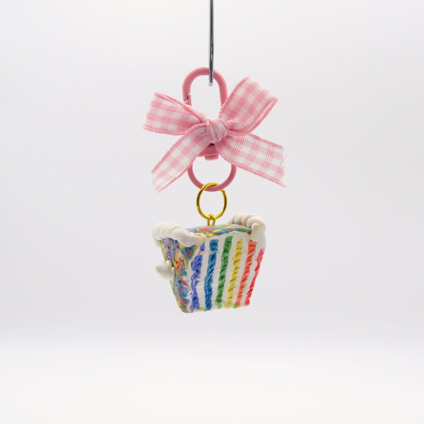 Mini Rainbow Cake Charm