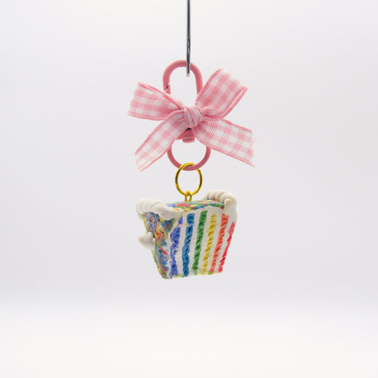 Mini Rainbow Cake Charm