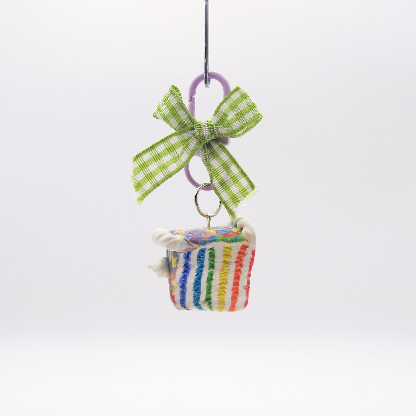 Mini Rainbow Cake Charm